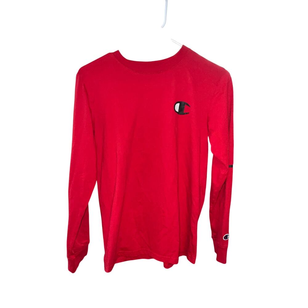 Champions Red And Black Long Sleeve T-Shirt Size XL